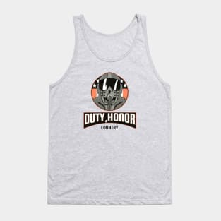 DUTY, HONOR, COUNTRY. MILITARY T SHIRT Tank Top